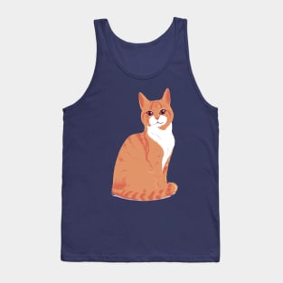 Happy orange tabby Tank Top